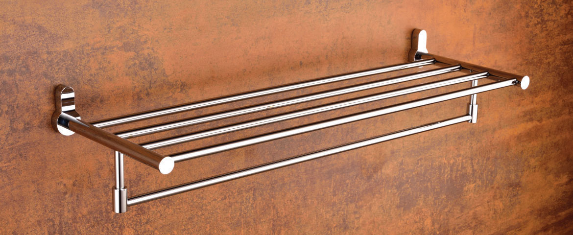 Towel Rack by Decor Brass Bath Daisy